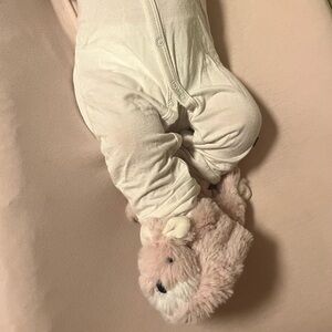 Nordstrom Baby Pink Plush Booties